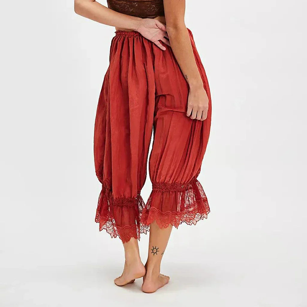 Mia Lace Trim Trousers