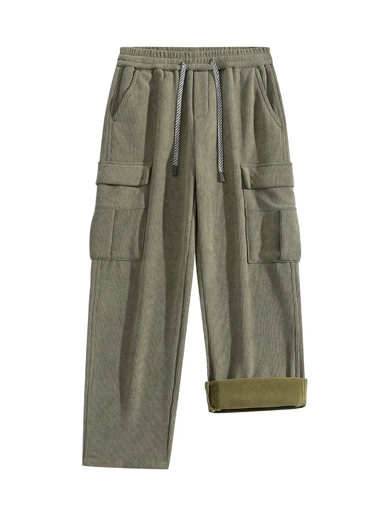 Dominic Corduroy Fleece Lined Trousers