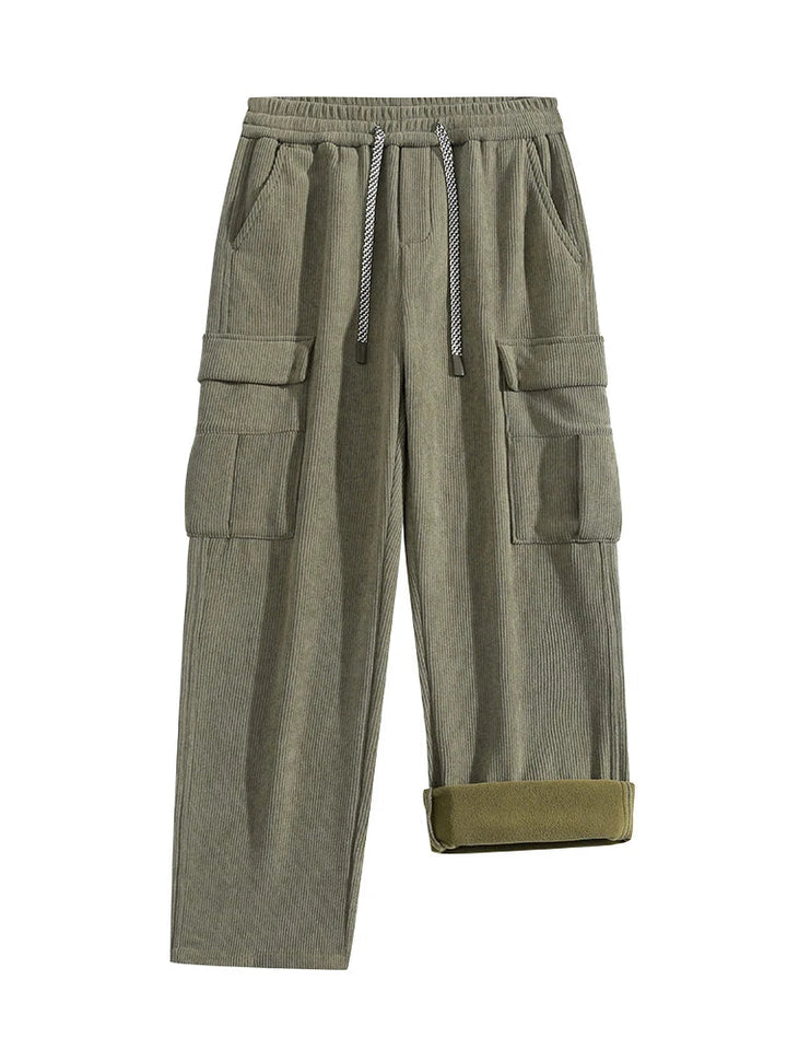 Dominic Corduroy Fleece Lined Trousers