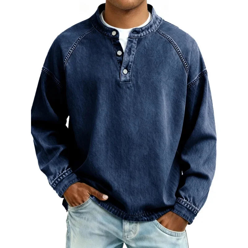 Monty Vintage Henley Shirt