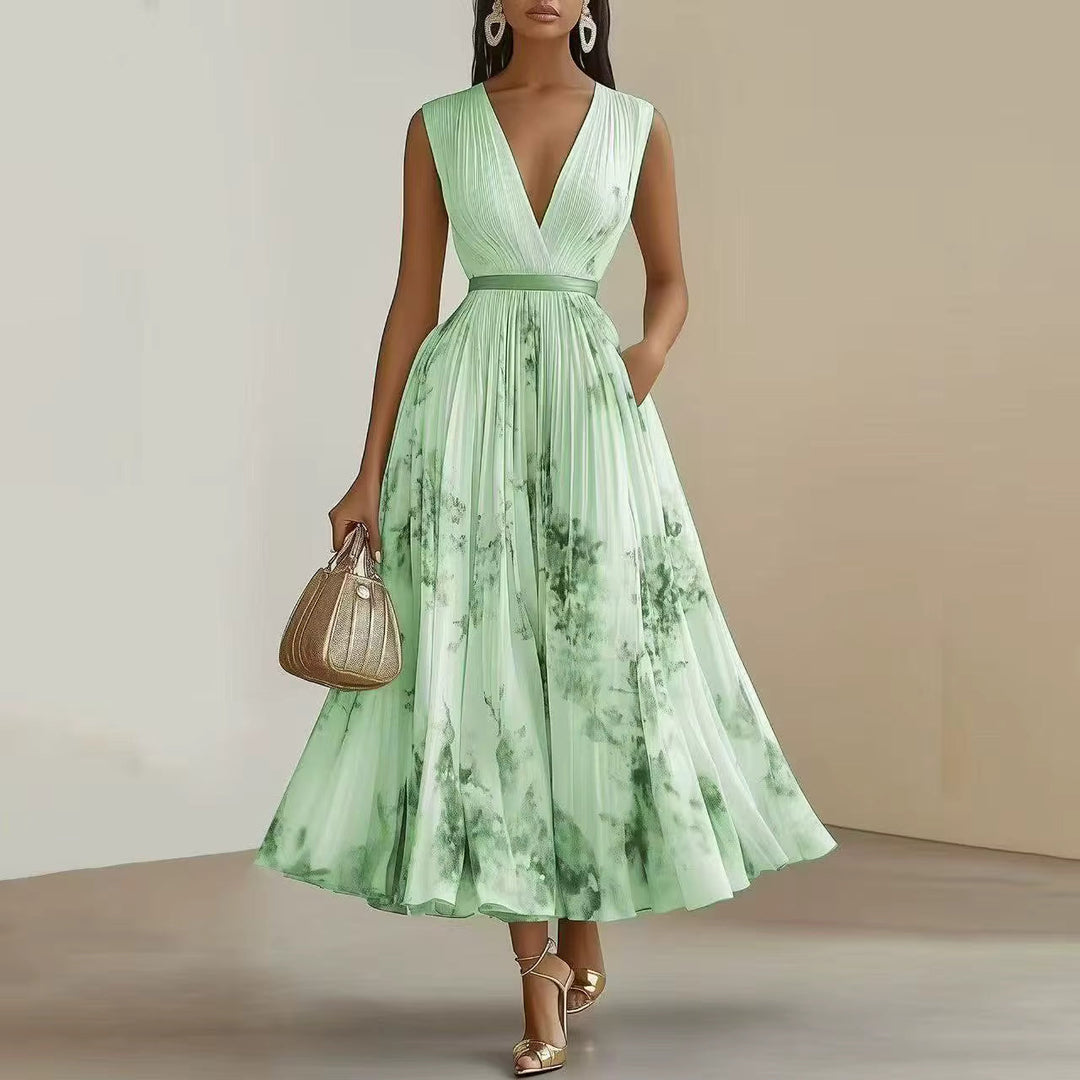 Violet Floral Maxi Dress