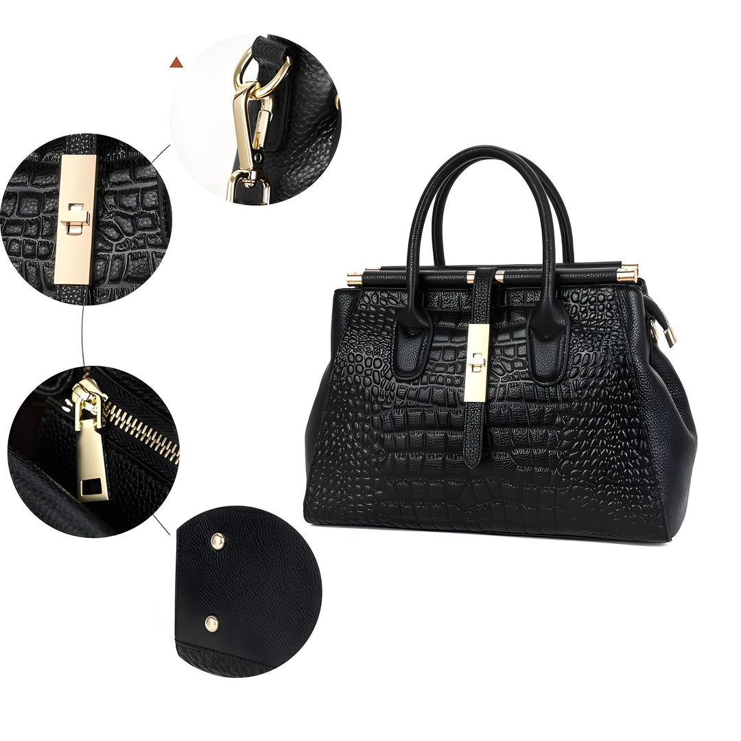 Izzy Croc Handbag