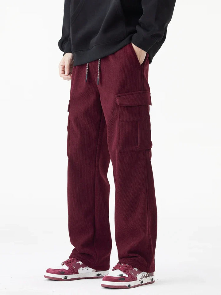 Dominic Corduroy Fleece Lined Trousers