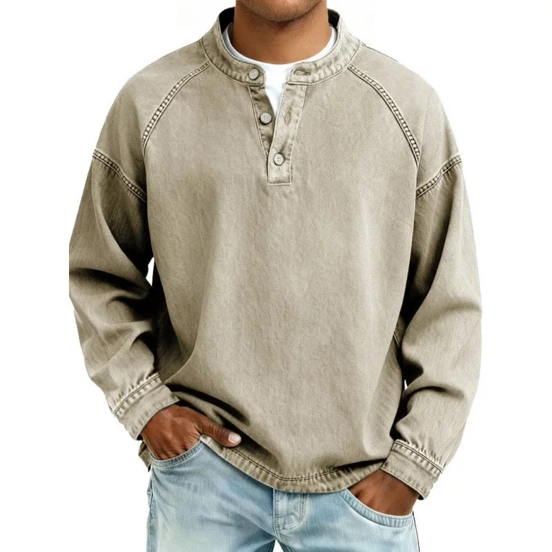 Monty Vintage Henley Shirt