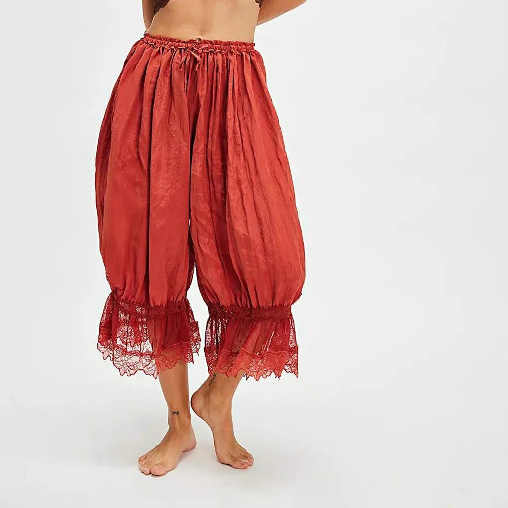 Mia Lace Trim Trousers