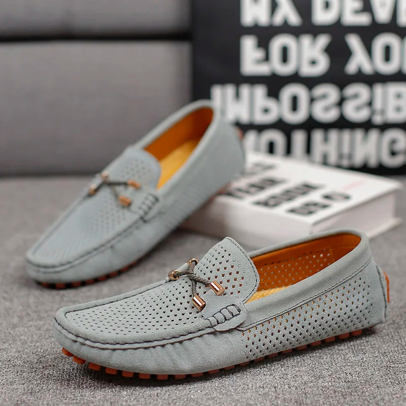 Charles Breathable Leather Loafers