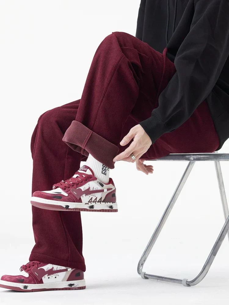 Dominic Corduroy Fleece Lined Trousers