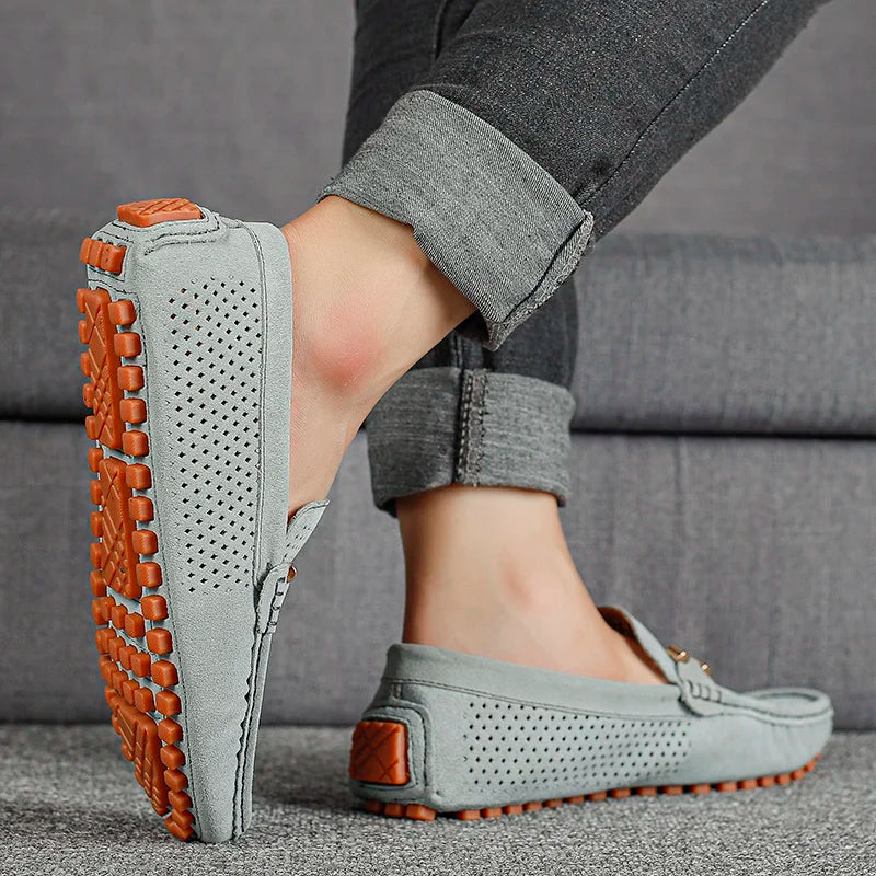 Charles Breathable Leather Loafers