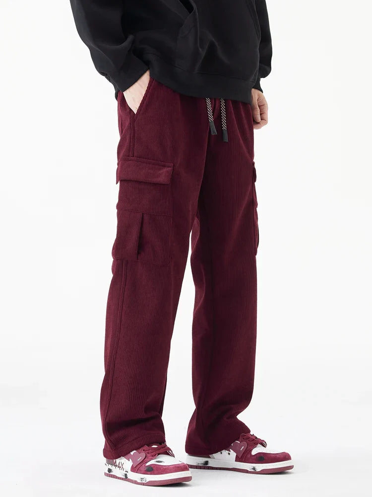 Dominic Corduroy Fleece Lined Trousers