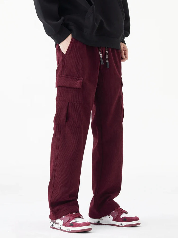 Dominic Corduroy Fleece Lined Trousers