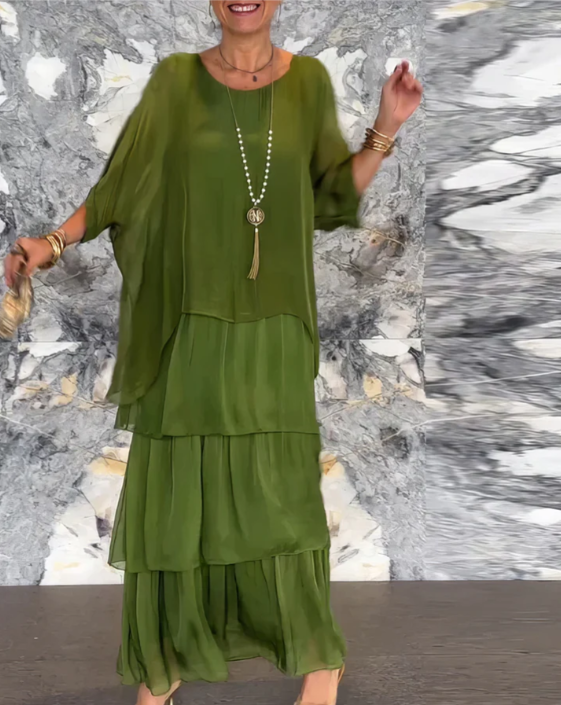Rosie Elegant and Flowing Maxi Dress