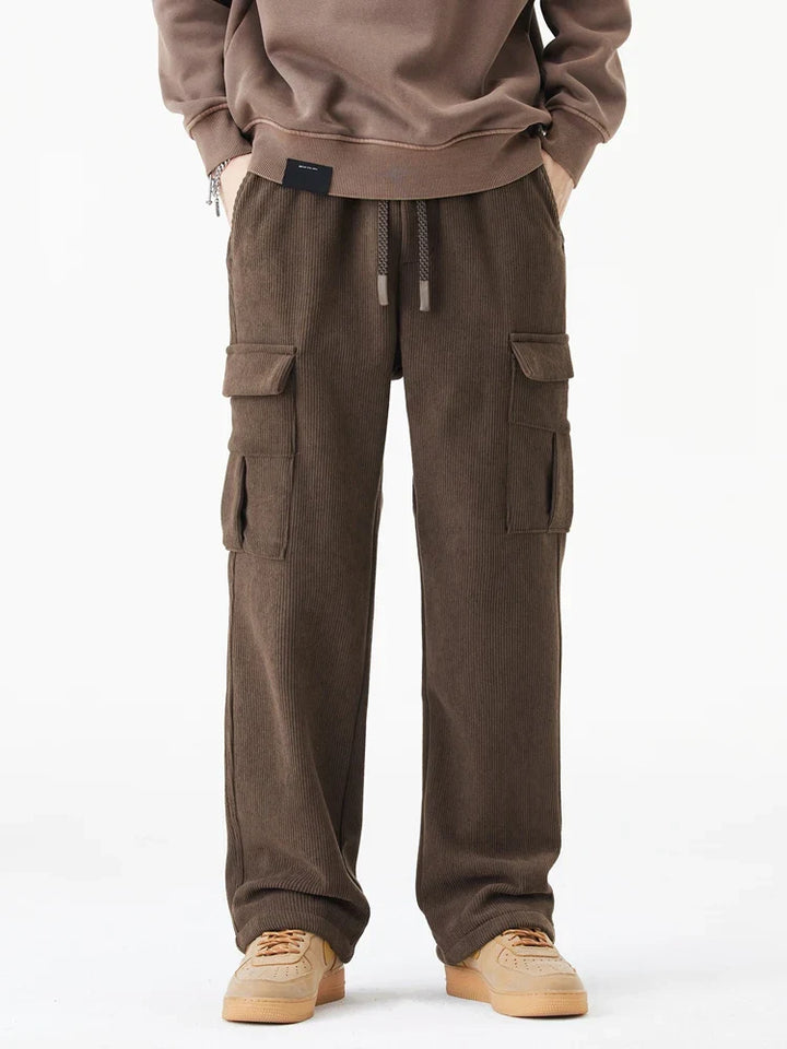 Dominic Corduroy Fleece Lined Trousers