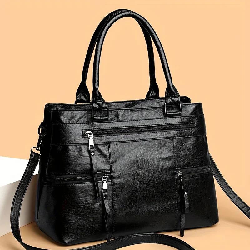 Stacey Leather Tote Bag