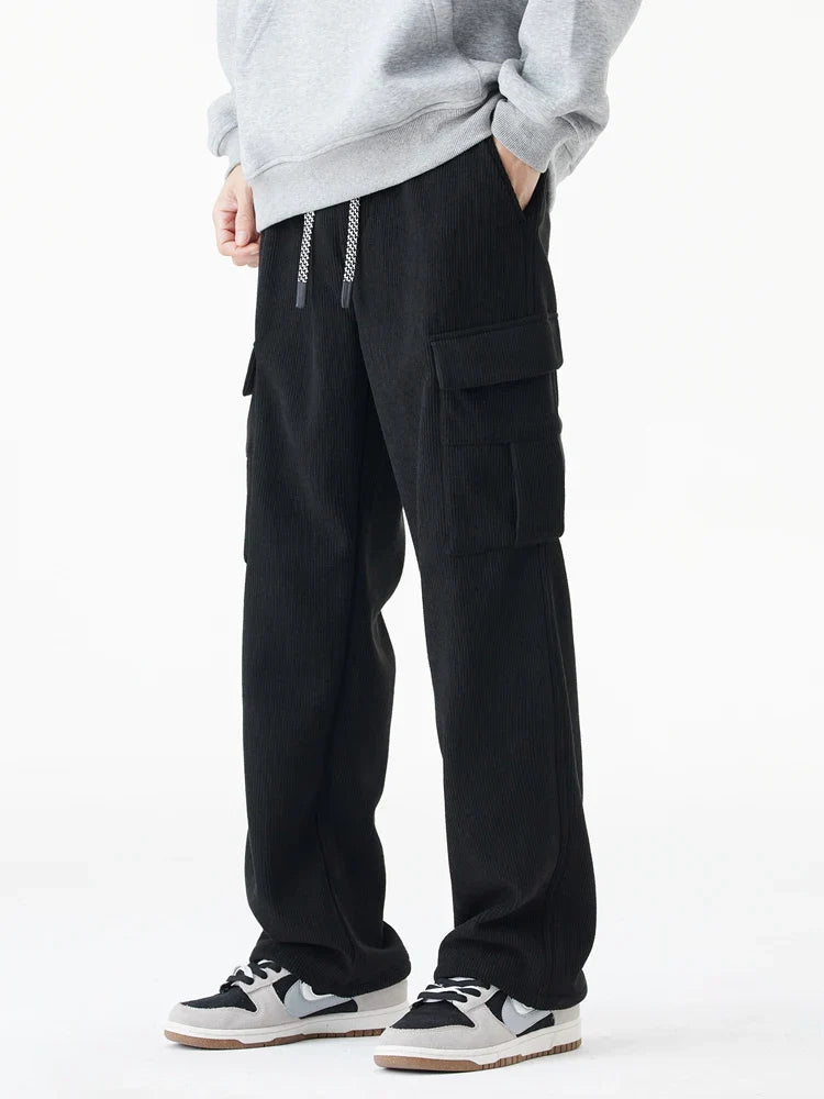 Dominic Corduroy Fleece Lined Trousers