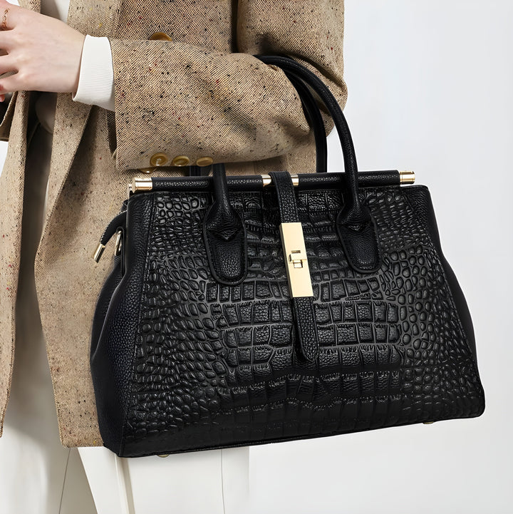 Izzy Croc Handbag