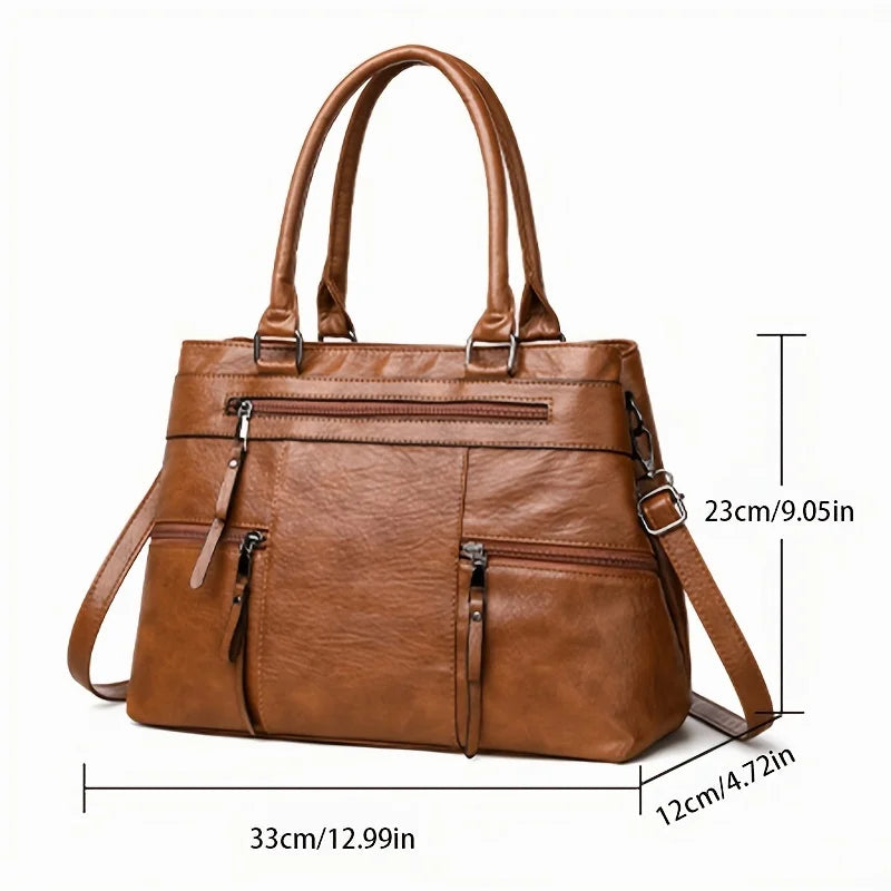 Stacey Leather Tote Bag