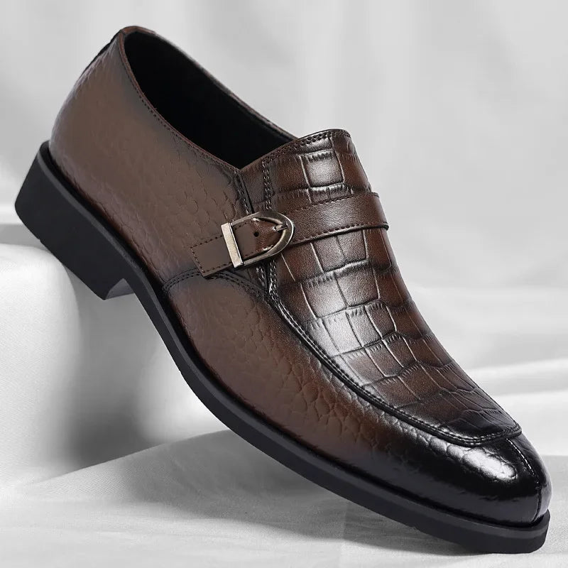 Mike Genuine Leather Loafers