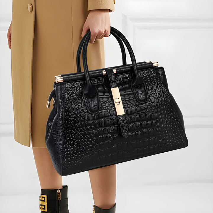 Izzy Croc Handbag