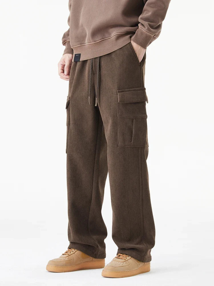 Dominic Corduroy Fleece Lined Trousers