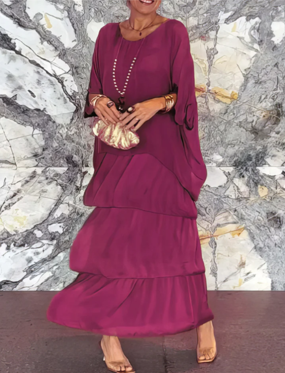 Rosie Elegant and Flowing Maxi Dress