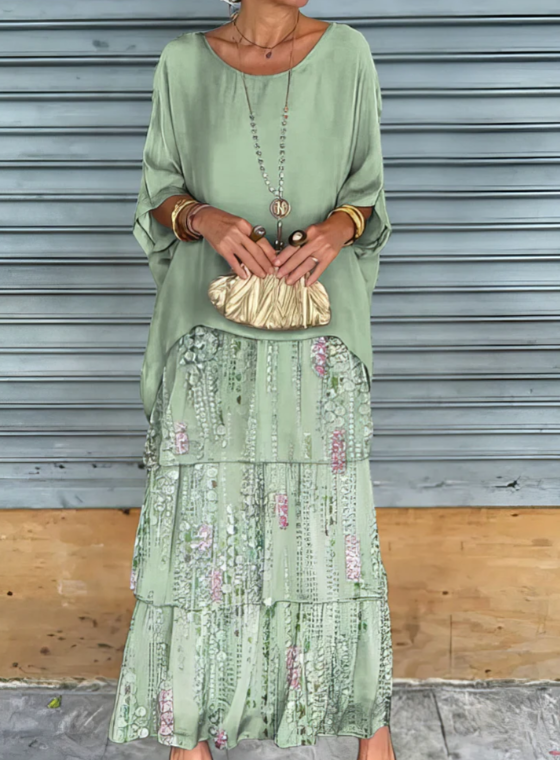 Rosie Elegant and Flowing Maxi Dress