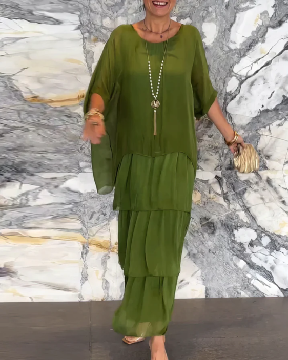 Rosie Elegant and Flowing Maxi Dress