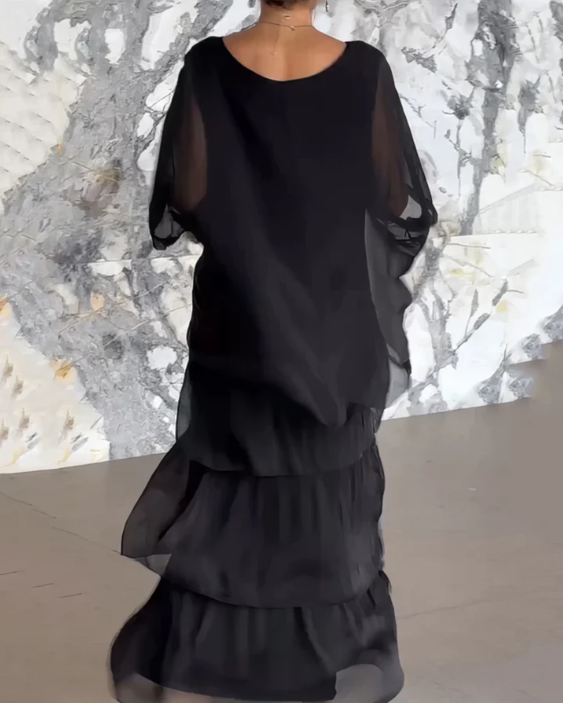 Rosie Elegant and Flowing Maxi Dress