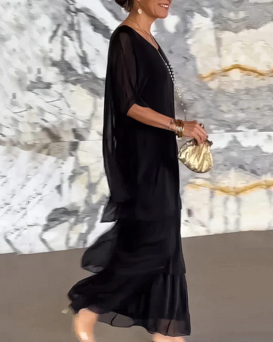 Rosie Elegant and Flowing Maxi Dress