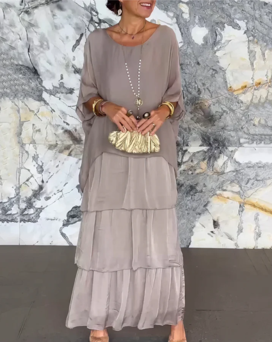 Rosie Elegant and Flowing Maxi Dress