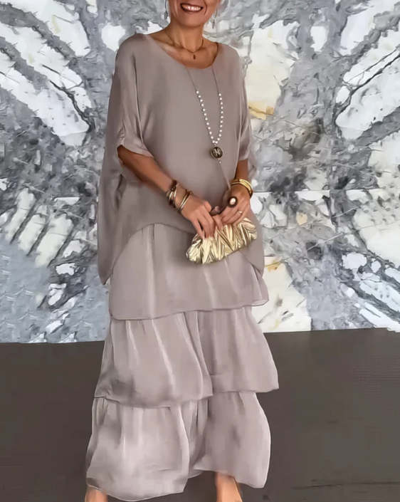 Rosie Elegant and Flowing Maxi Dress