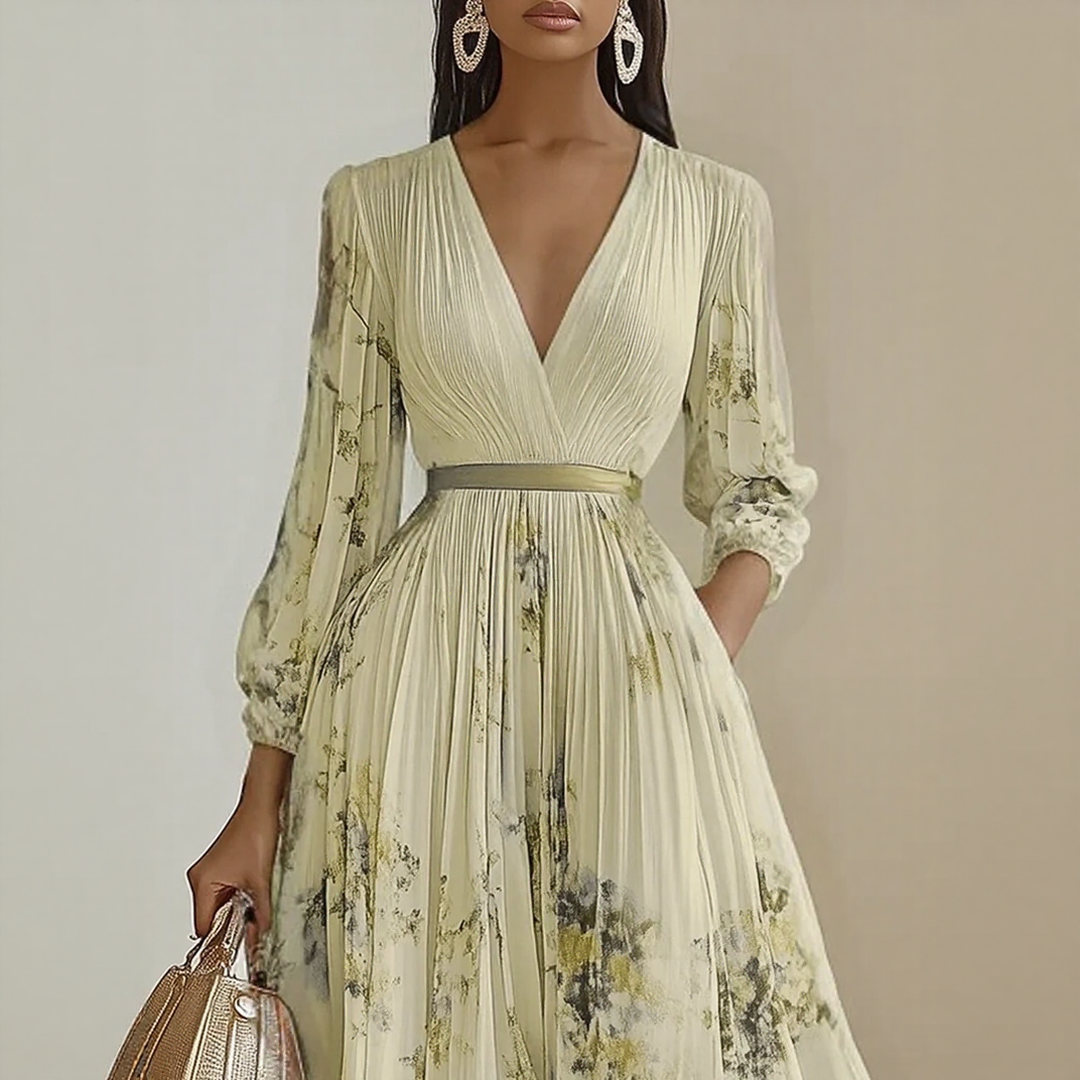 Violet Floral Maxi Dress