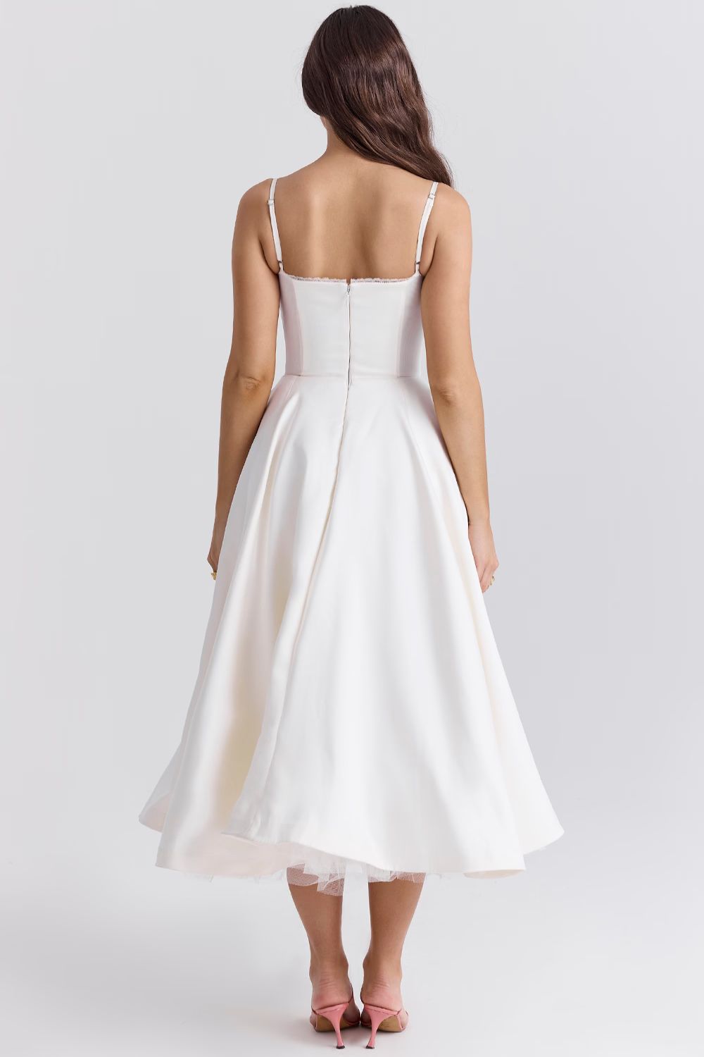 Ruby Delicate Tulle Accent Dress