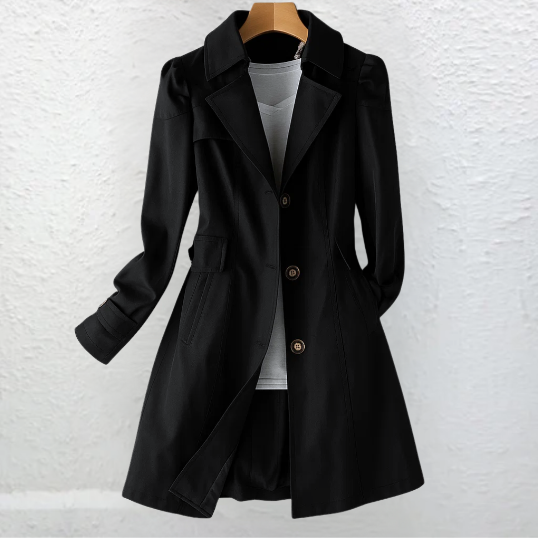 Caterina Elegant Vintage Overcoat