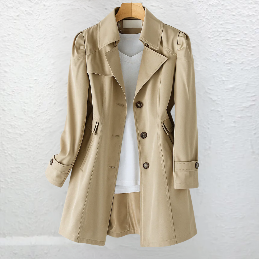 Caterina Elegant Vintage Overcoat
