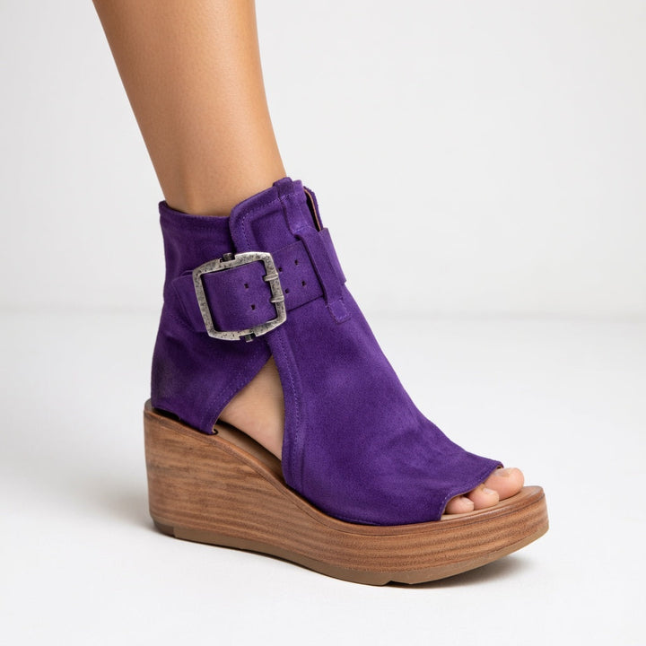 Elizabeth Open Wedge Ankle Boots