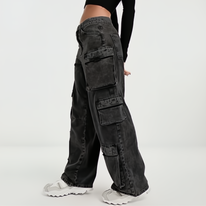 Ella Cargo Denim Jeans