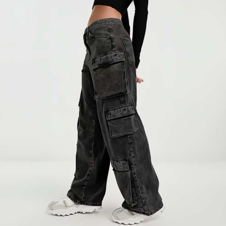 Ella Cargo Denim Jeans