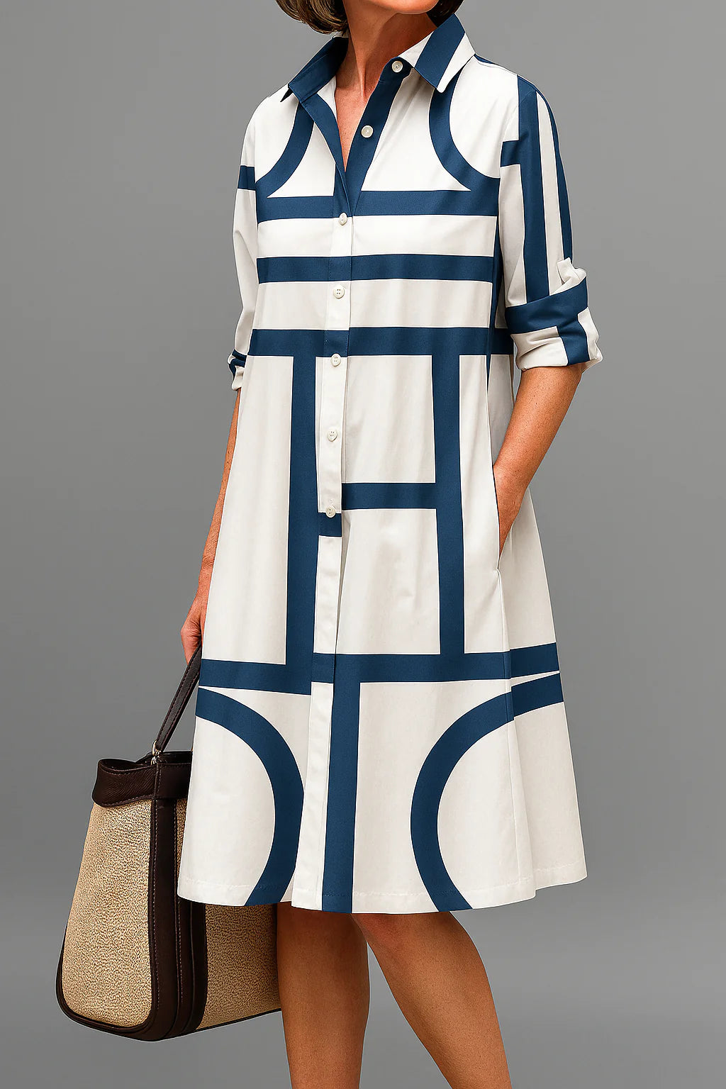 Anna-Marie Elegant Comfortable Midi Dress