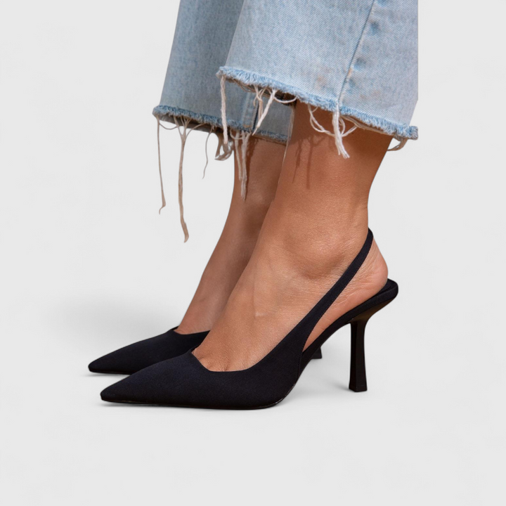 Nell Open Toe Heel