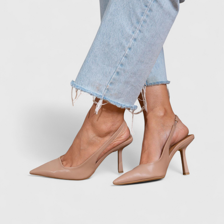 Nell Open Toe Heel
