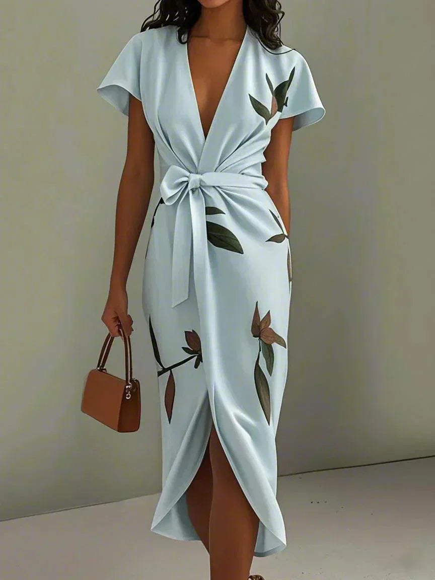 Agnes Wrap Midi Dress