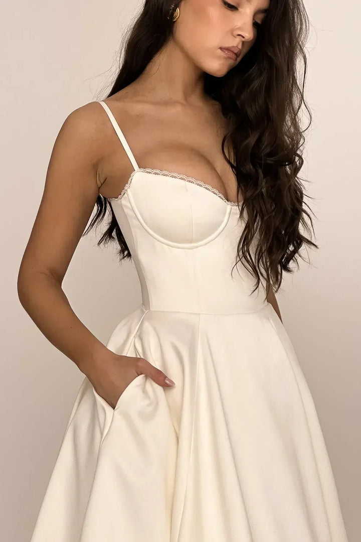Ruby Delicate Tulle Accent Dress