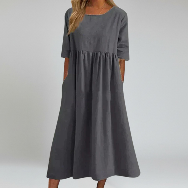 Delphy Relaxed Midi Dress