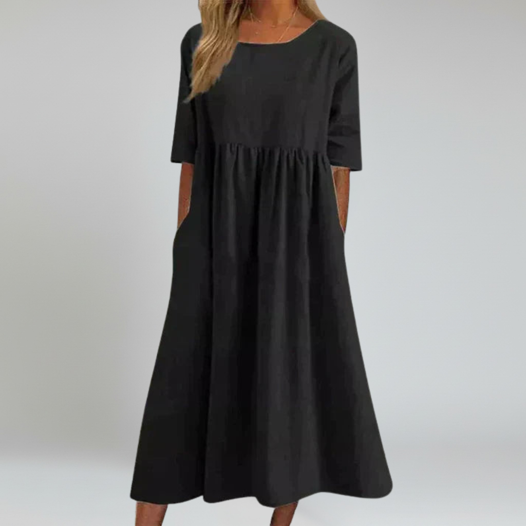 Delphy Relaxed Midi Dress