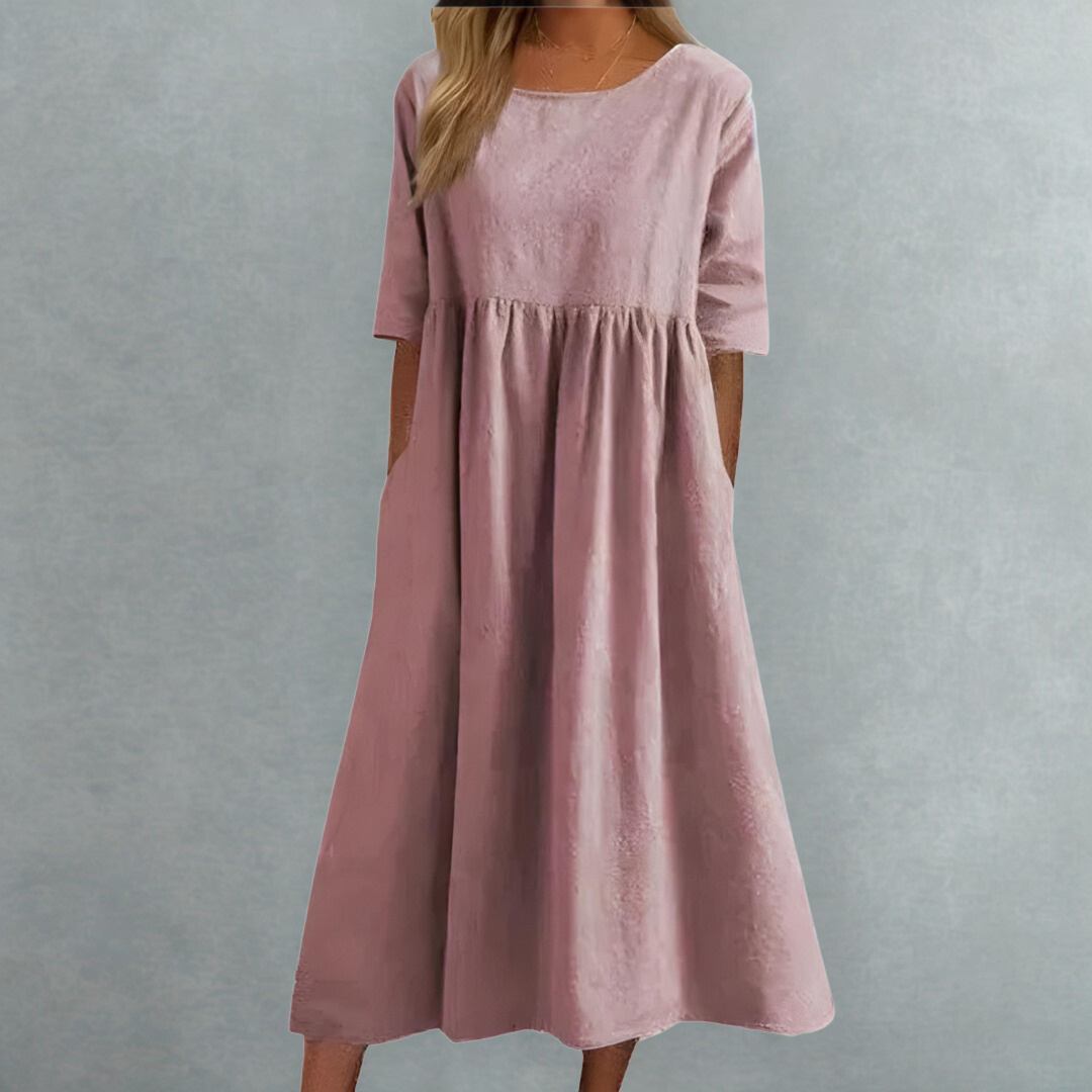 Delphy Relaxed Midi Dress