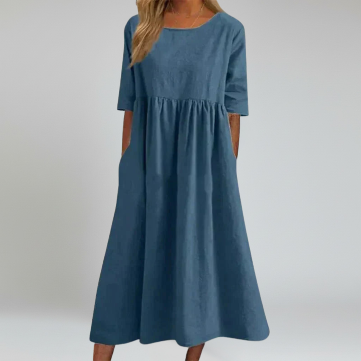 Delphy Relaxed Midi Dress
