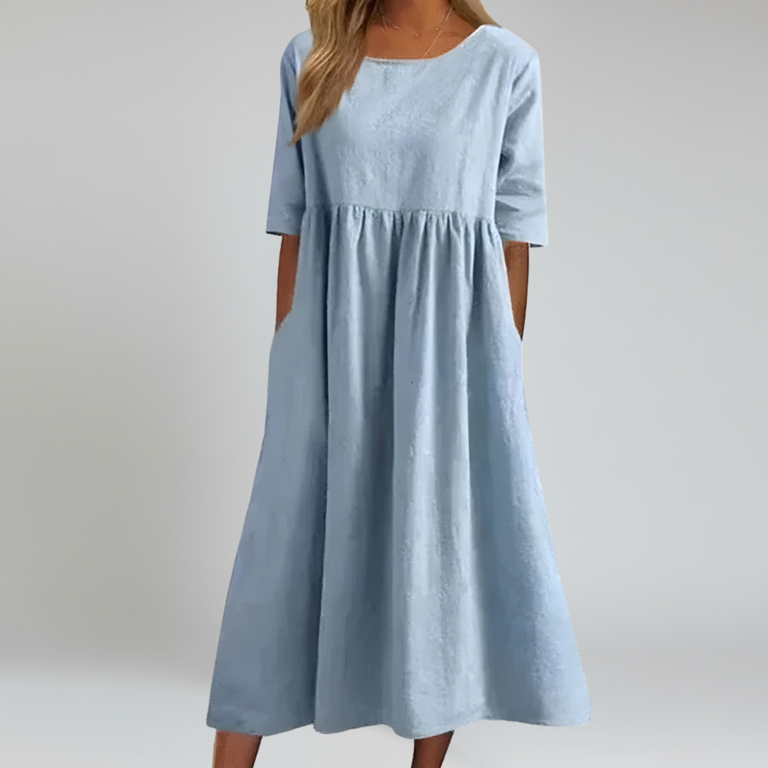 Delphy Relaxed Midi Dress