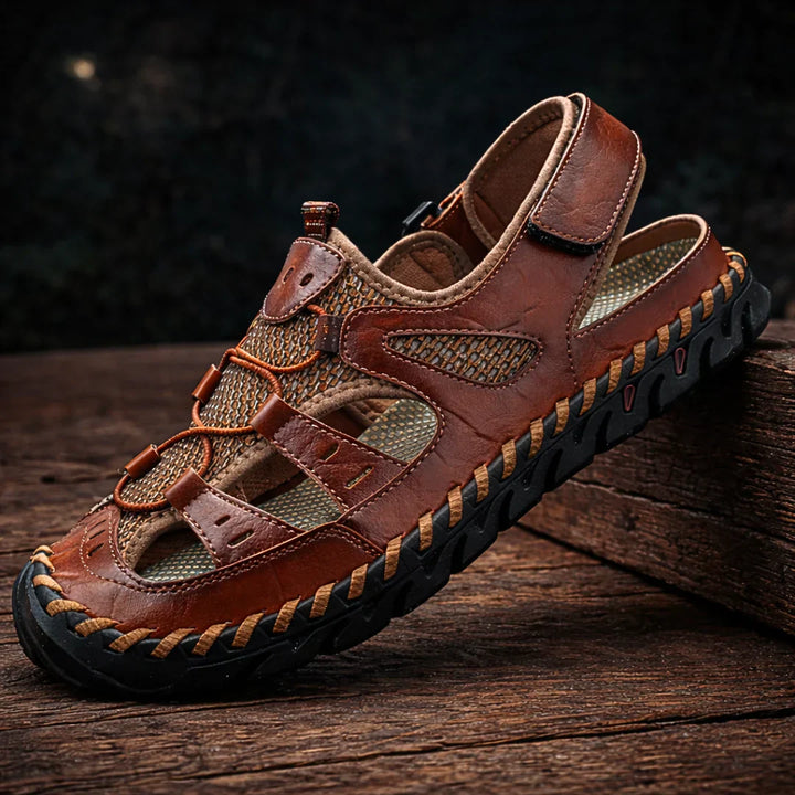 Sandro Comfortable Leather Sandals