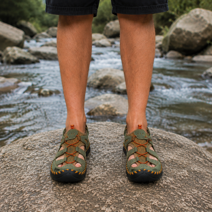 Sandro Comfortable Leather Sandals