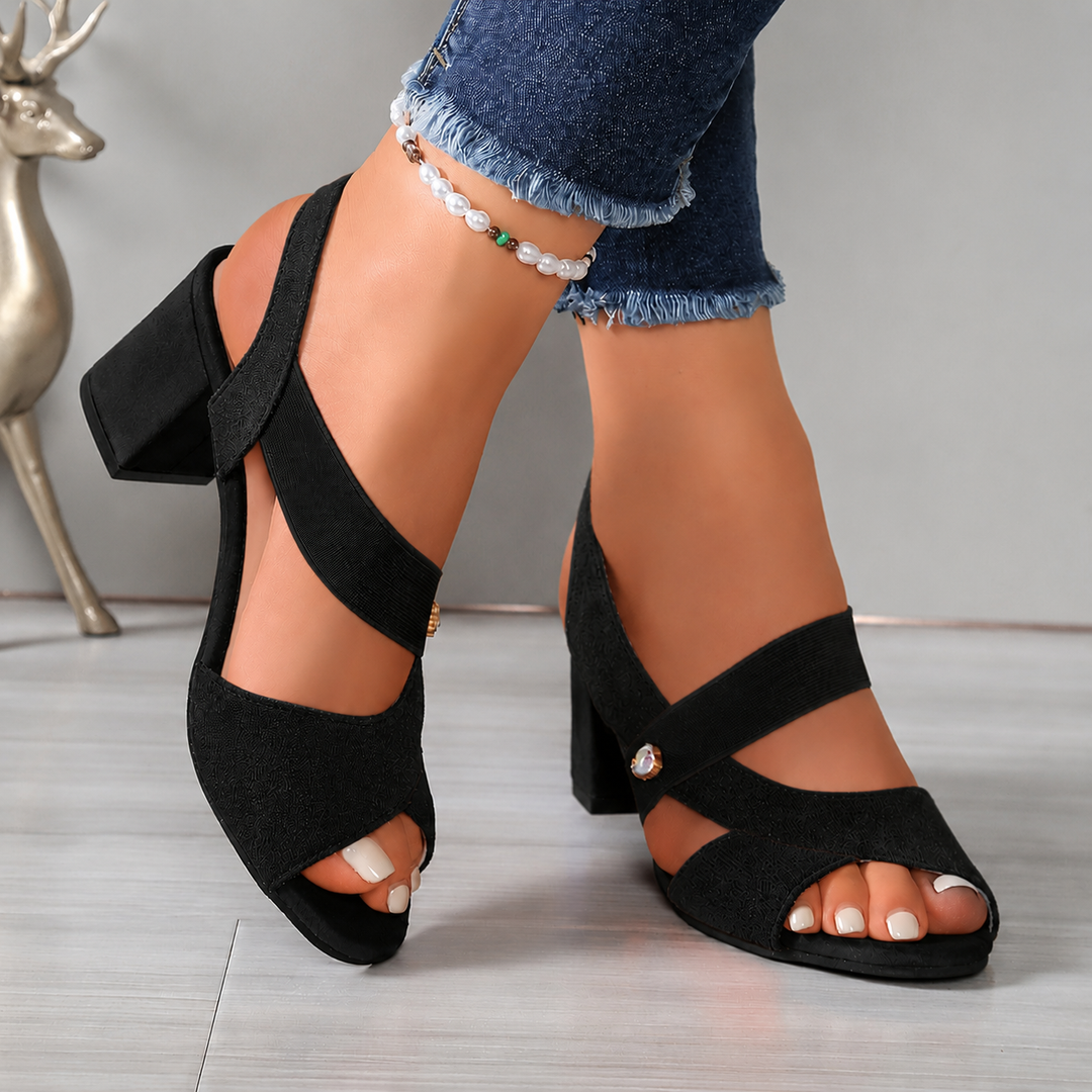 Sandy Elegant Orthopaedic Heels